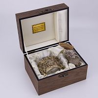 Бокал для виски "Дорожники"(с камнями в деревянном футляре)